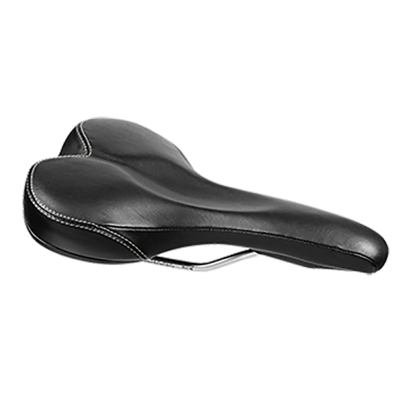 Sattel, Comfort L 266x178 mm Leder black