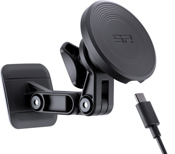 SP Connect Charging Adhesive Mount Pro SPC+ avec câble USB noir