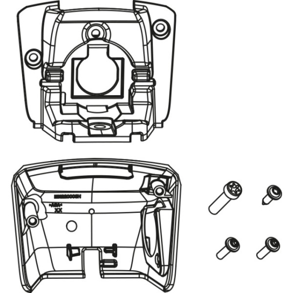 Bosch Halteschalen-Kit Rahmenakku PowerPack kabelseitig BAD2 BBP35YY