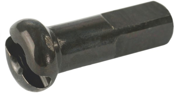 DT Swiss Pro Lock Nippel Messing 12mm schwarz, 2,0mm, 100 Stk.