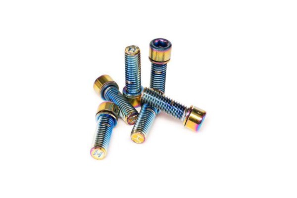Salt SOLID Vorbauschraubenset M8x25mm oillook 6 Stck, Stahl, 6mm Inbus
