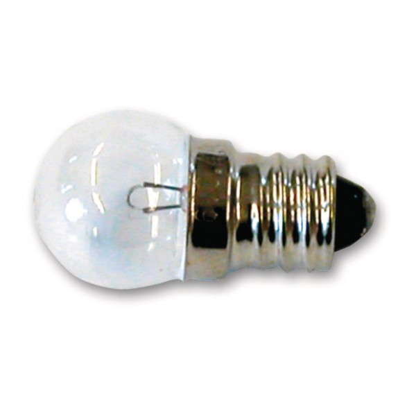Rücklichtbirne mit Gewinde 6V 0.6W E10