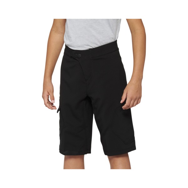100percent Shorts Ridecamp Youth w-Liner schwarz 24