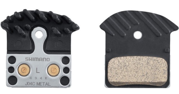 Shimano Bremsbeläge J04C Metall mit Lamellen Paar