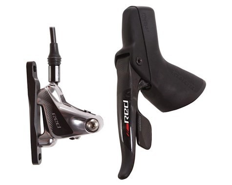 Sram Hydr. Disc Brems/Schalthebel RED 2-fach inkl. FlatMount Bremssattel vorne