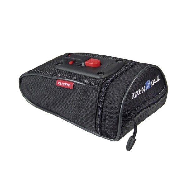 KLICKfix Satteltasche 0.8L mit Adapter - Schwarz