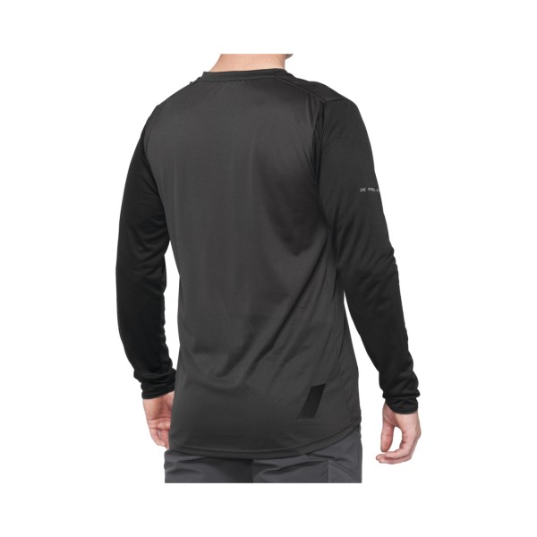 Langarm-Trikot Ridecamp schwarz M