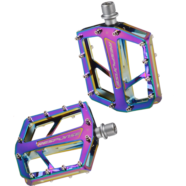 Response Flat Pedal MTB Rainbow Oil Slick