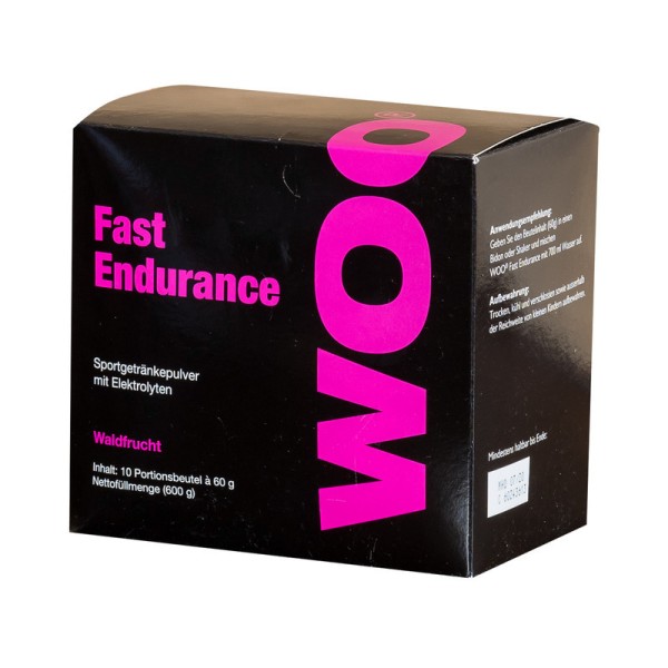 WOO Fast Endurance Waldfrucht, 10X Portionen à60g