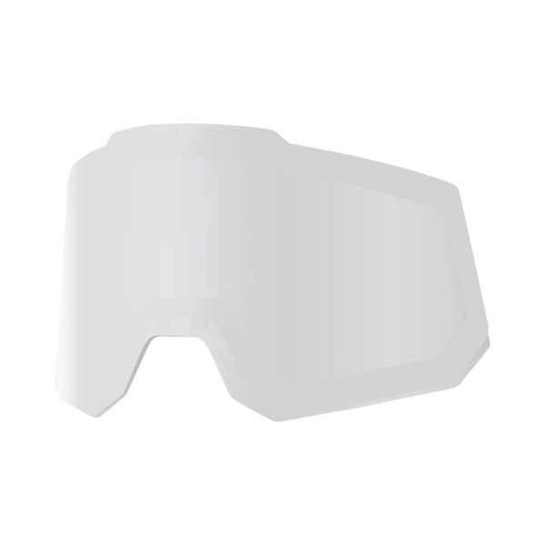 100percent Snowcraft Replacement Lens - Hiper Dual Pane Mirror Silver Lens