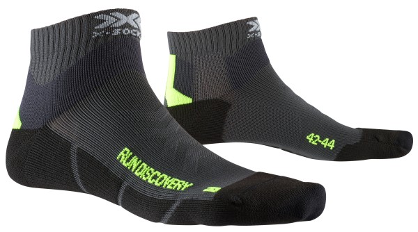 X-SOCKS Men Run Discovery 4.0 charcoal/phyton yellow/black
