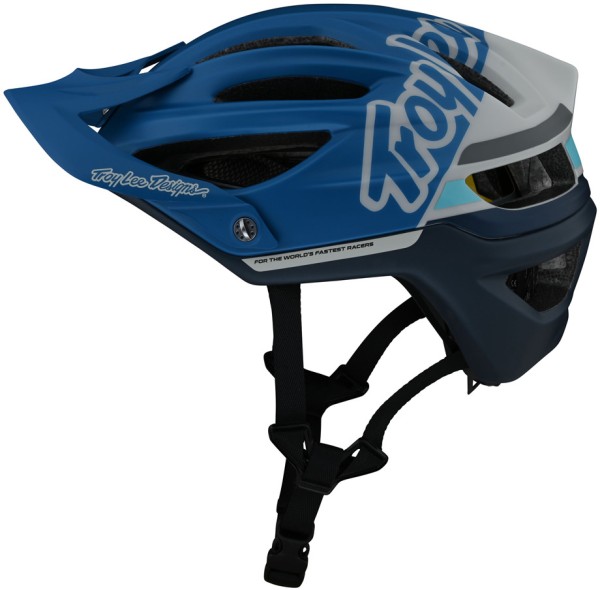 Troy Lee Designs A2 Helmets w/Mips 60-62, Silhouette Blue