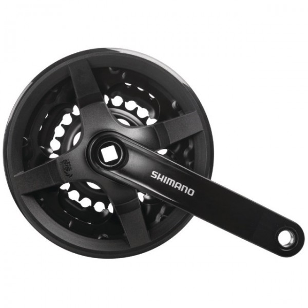 Shimano Kettenradgarnitur FCTY301 4-kant 150 mm 42x34x24 Hosenschutz schwarz Box