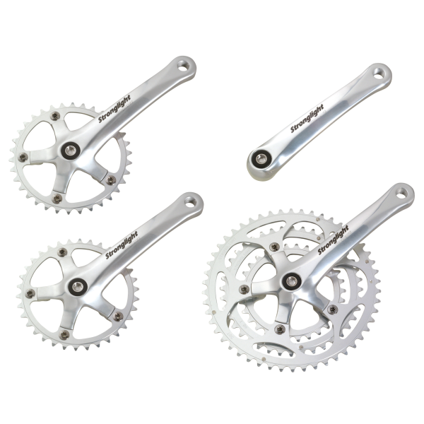 Kurbelgarnitur, IMPACT JIS,Triple,Tandem, 51/39/30,5083, silver, 110-74, 10/9 170