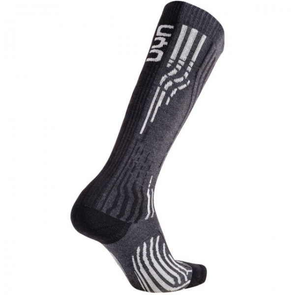 UYN Lady Ski Cashmere Socks Grey Stone / Pearl