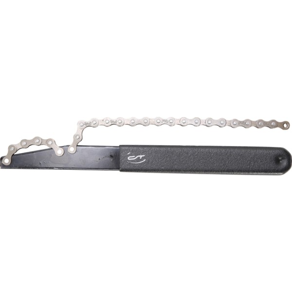Contec Kettenpeitsche Silber Stahl Gummierter Griff