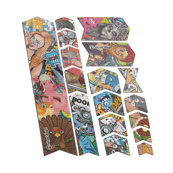 Riesel Design Rahmenschutz Frame Tape 3000 Stickerbomb