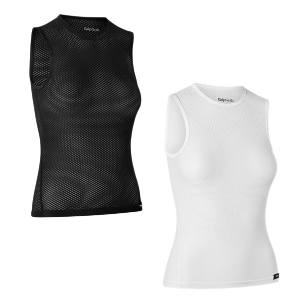 GGW'sUltraMeshSleevelessBLXSW WhiteXS