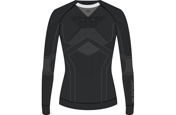 X-BIONIC Women Energy Accumulator Light Shirt LS X black/light grey
