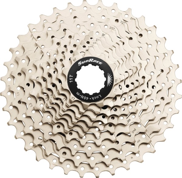 Sunrace MS 1 Kassette 11-36, CSMS1, metallic, 10-fach