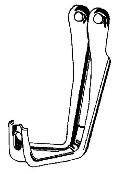 Cantilever Lampenhalter hoch NIRO