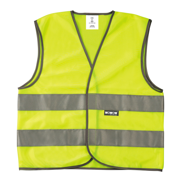 Wowow Leuchtweste MESH GILET KIDS, gelb, M