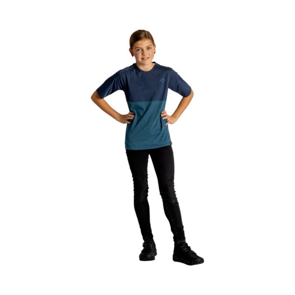 Kids Flow Mountain Tech Tee marine KS