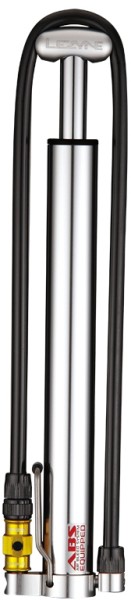 Lezyne Handpumpe Micro Floor Drive HV Silver, 6.2 Bar, ABS Flip, Presta/Schrader
