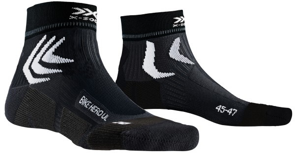 X-SOCKS Men Bike Hero Ultra light opal black