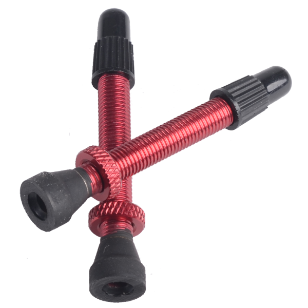 Response Tubeless Ventil, 44mm Französisch, Alu red, Paar