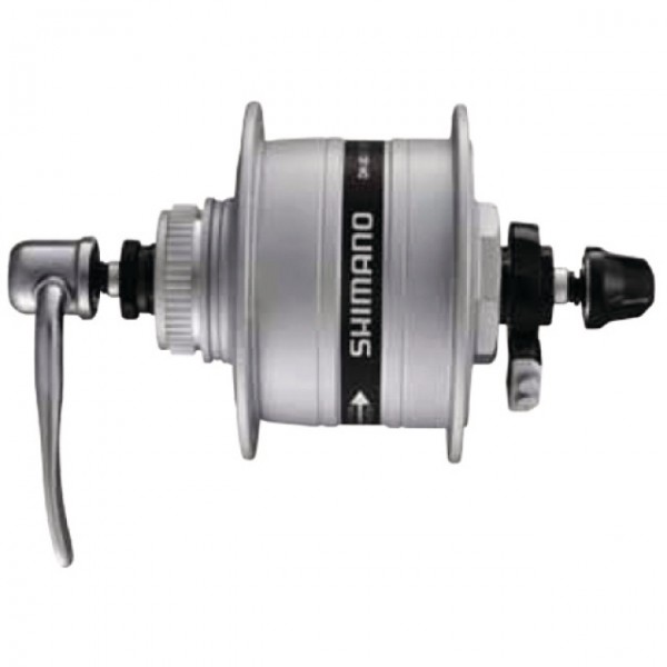 Shimano Nabendynamo DH-3D37 Center-Lock 100 mm 36-Loch 6V/3W QR schwarz Box