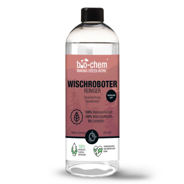 Bio-Chem Wischroboter-Reiniger 750 ml ohne Sprühkopf mit Messbecher