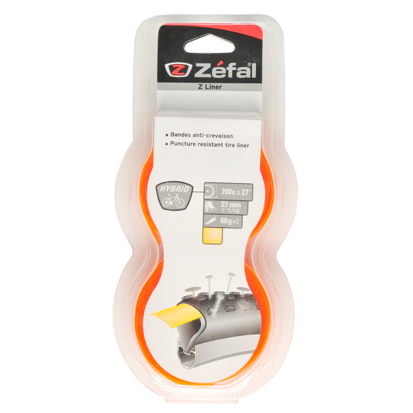 Zefal Pannenschutzband Z LINER, Orange, 700 / 27 mm, 1 Paar, 9721