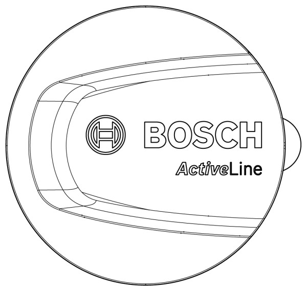 Bosch Couvercle avec le logo Active Line BDU332Y rond noir