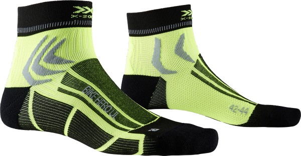 X-SOCKS Men Bike Hero UL opal black/phyton yellow
