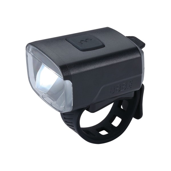 BBB Frontlicht Stud33 Strap 130 Lumen Akku 4 Modi, Schnellverschluss