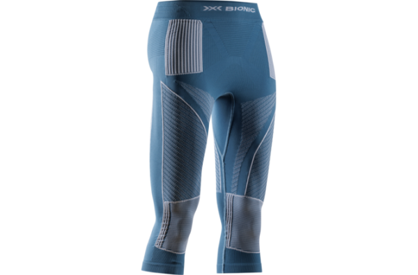 X-BIONIC Women Energy Accumulator 4.0 Pants 3/4 mineral blue/arctic white