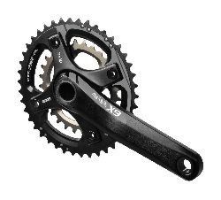 Sram Kettenradgarnitur X9 Fatbike 170mm 36-22Z GXP 100mm 2x10 grau