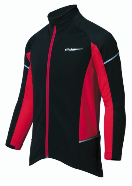 BBB Winterjacke Herren, mit Windstopper schwarz-rot S