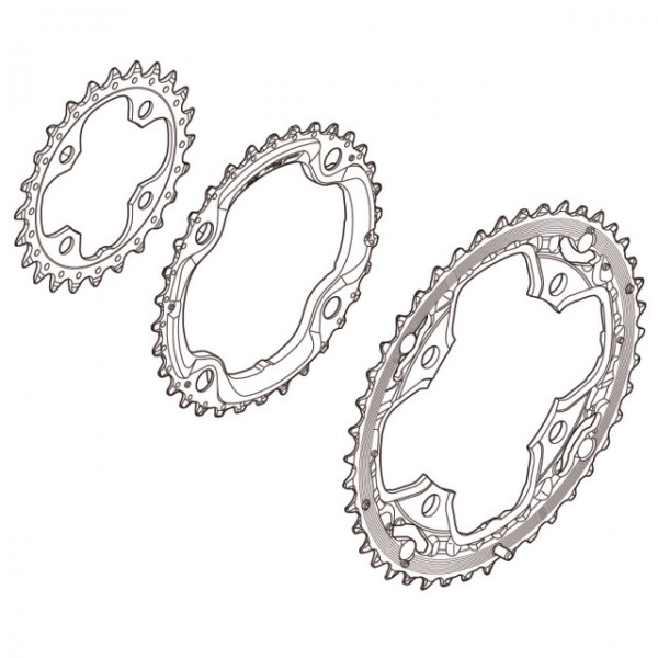 Shimano Kettenblatt SLX FC-M660-10 24 Zähne
