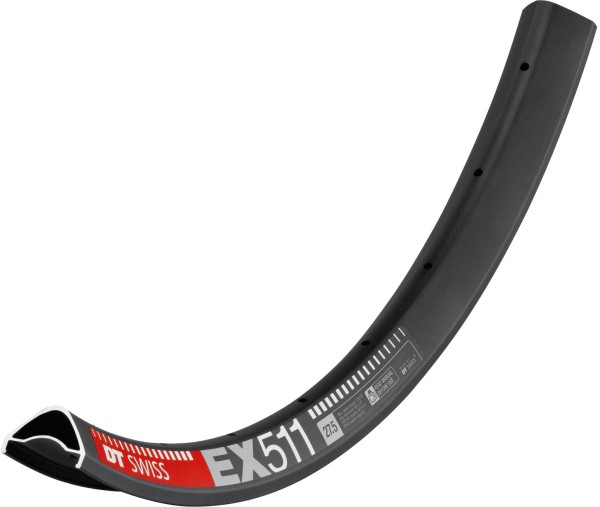 DT Swiss Felge EX 511 27.5 Disc 32 Loch, schwarz, 30mm