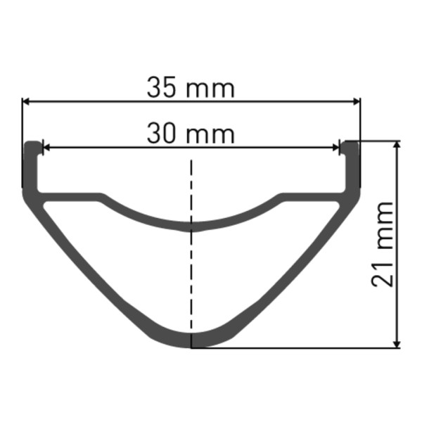 HX 1700 SPLINE LS Laufrad 29" CL 30 148/12 MS