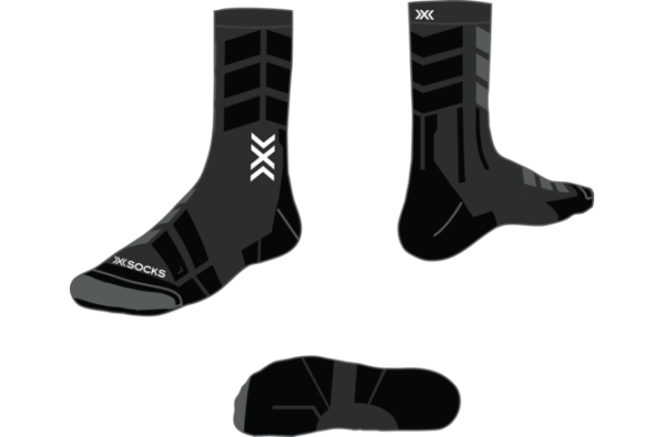 X-SOCKS X-Country Perform Merino Crew X black/light grey