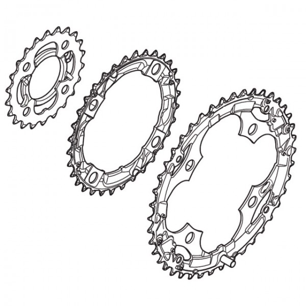 Shimano Kettenblatt Acera FC-M361 32 Zähne schwarz