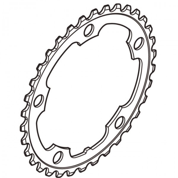 Shimano Kettenblatt 2200 FC-2350 34 Zähne silber