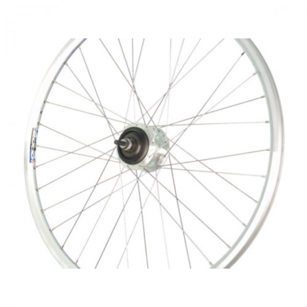 Hinterrad Nexus Nabenschalt.28" 7-Gang SGC30017RASS Rollerbrake 36-Loch silber