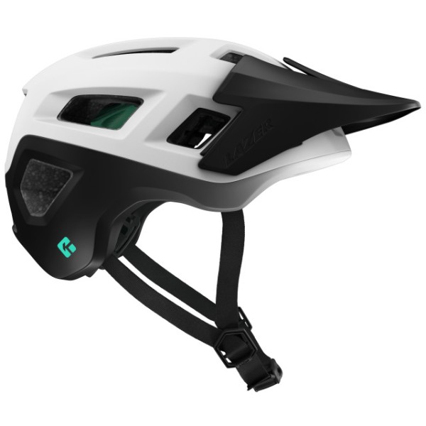 LAZER Unisex MTB Coyote KinetiCore Helm white black