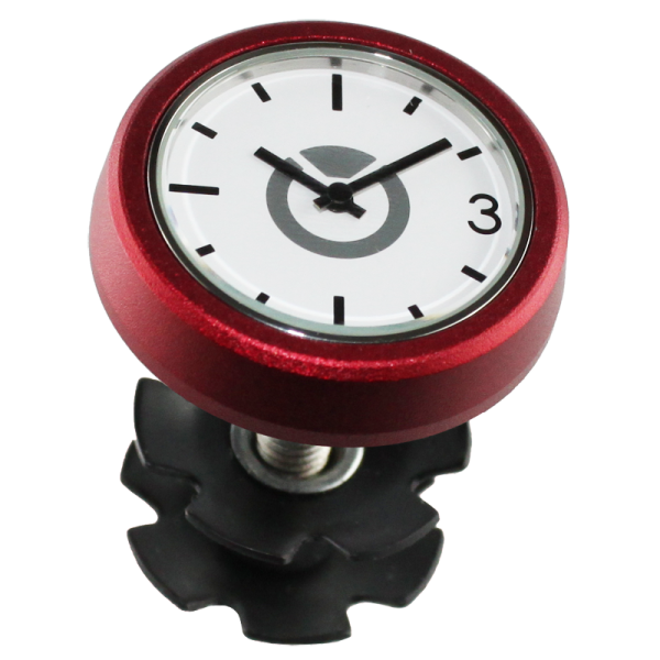 by.Schulz Uhr, Speedlifter A-Head Clock Alu red