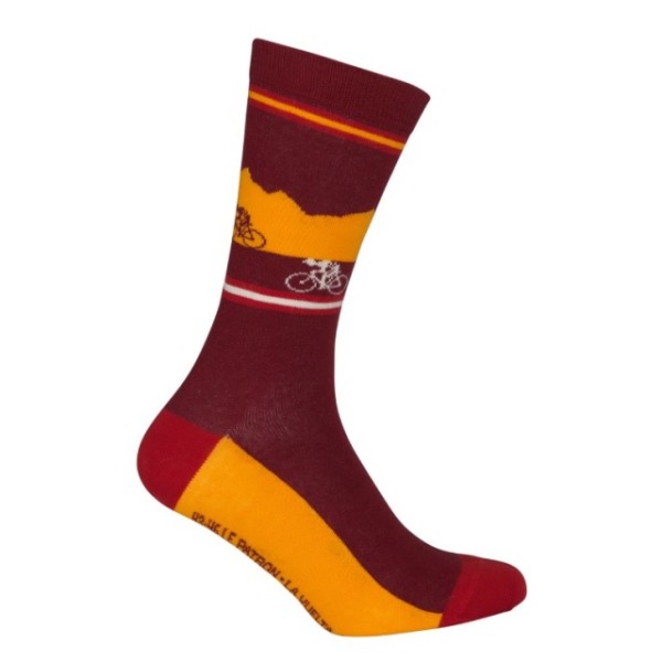 Le Patron Grand Tours Vuelta Socks bordeaux