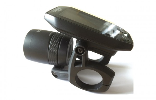 B&M Scheinwerferhalter 25.4-31.8mm,zu Shimano Steps Display